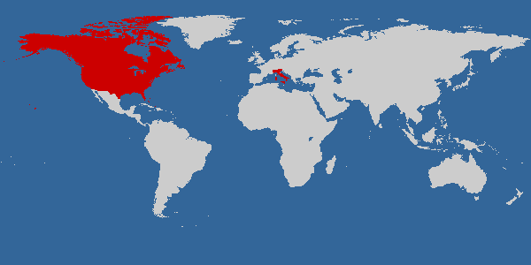 World Map of Places I've
Visited